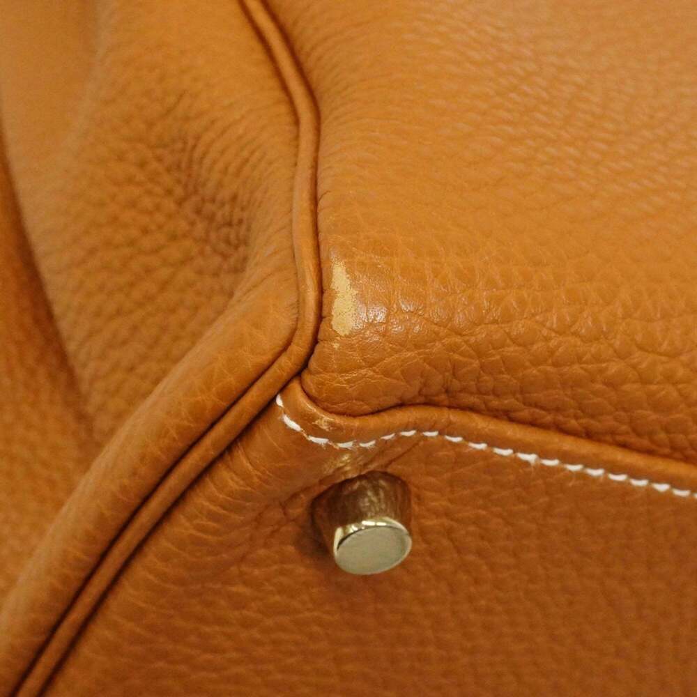 Hermes Kelly 35 Togo Gold Handbag (□L stamp) 2-way bag for women - Picture 6 of 15
